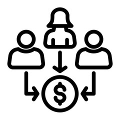 User/customer outline suited for audience segments, client profiles, and buyer personas.