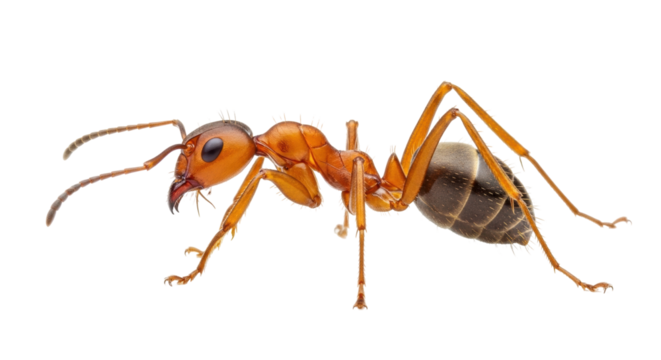 Isolated ant macro close-up insect pest detail arthropod formicidae creepy exoskeleton nature