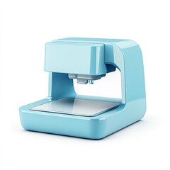 Light-blue, compact, modern device