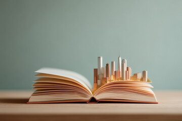 Holographic City Emerging from Open Notebook