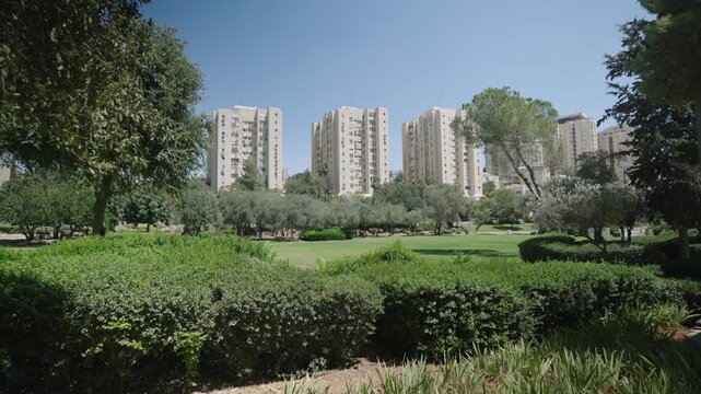 Jerusalem city Saker Park visuals during day