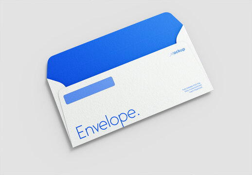 Modern Blank Business Envelope PSD Mockup