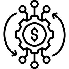 Business Transformation line icon