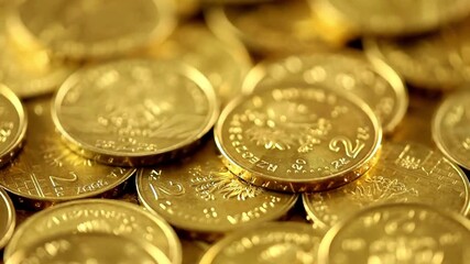 American gold coin treasure hoard of the rare USA dollar bullion currency coinage used in the late 19th century as America money, stock photo image - Powered by Adobe