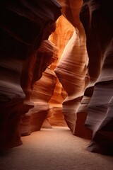 Antelope Valley Arizona - Dramatic Red Sandstone Canyon Landscape