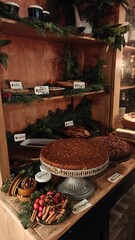A traditional Julbord Christmas buffet spread of various dishes in Sweden