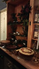 A traditional Julbord Christmas buffet spread of various dishes in Sweden