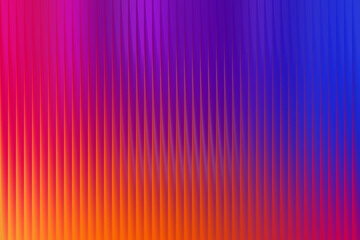 Vibrant gradient of purple, pink, and blue with a ribbed vertical pattern