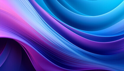 Obraz premium Abstract Gradient Background Design Blue And Purple Fluid Waves Background For Wallpapers And Backdrops