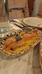 Fine dining dishes nicely decorated and plated at a michelin star restaurant