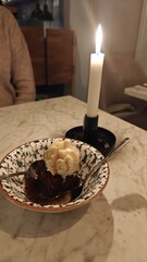 Fancy desserts at a nice restaurant