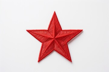 Star in embroidery style symbol creativity simplicity.