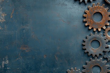 Rusty and old gears. Generative AI