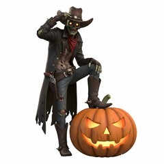 Obraz premium halloween slot game character 