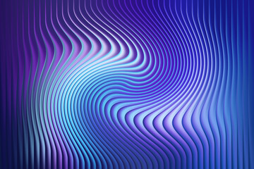 Fototapeta premium Abstract swirling blue and purple gradient background with wavy lines and light effects