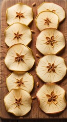 Dried Apple Slices with Star Anise.