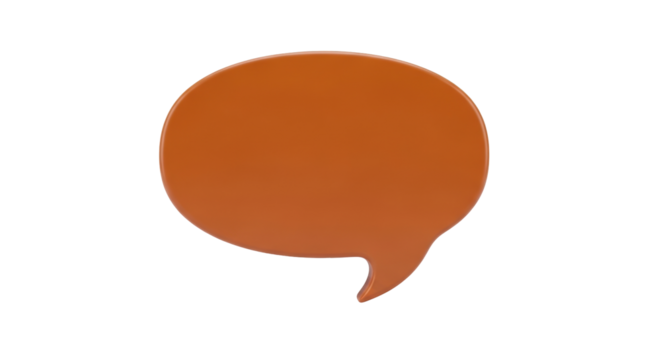 Isolated Speech Bubble. Communication Graphic Element. Chat Symbol. Dialogue Symbol. Shape
