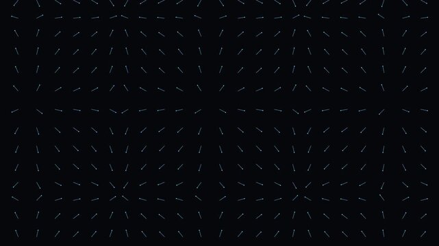 Magnetic and Electric Field Arrows Animation &mdash; STEM Background
