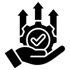 Business Analytics glyph icon