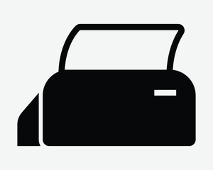 Pinter Icon Office Printing Equipment Machine Device to Print Documents Symbol Fax Copy Photocopy Copier Scanner Scan Lazer Copying Photocopier Sign