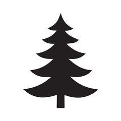 nice  flat vector icon  frost tree on white background design