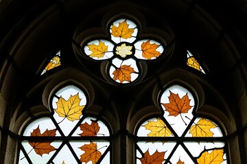 stained glass window