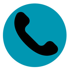 phone call icon. Telephone call signs. Contact us symbols. Answer and decline symbol modern