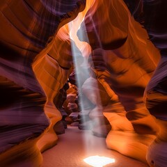 Antelope Canyon Sunlight Beam.