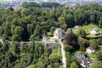 Blick von der Festung Hohensalzburg in Grüne