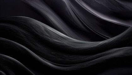 Fototapeta premium Abstract Dark Background With Smooth Soft Lines