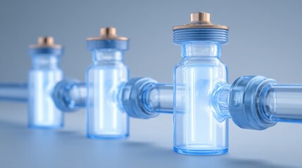 Simplified visual representation of digital ipo pipeline icon concept illustrating a streamlined pathway for growth