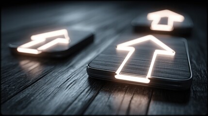 Health predictive analytics trend icon concept illustrating growth and innovation in medical data analysis and forecasting