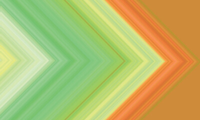 Vibrant abstract background with flowing lines of green and orange, suggesting forward movement and growth