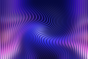 Abstract blue and purple background with wavy lines and blurred effect