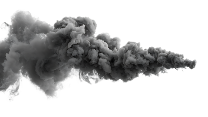 Realistic Explosion Smoke Cloud with Fire Effect,Dense Cloud of Dark Smoke Isolated on Transparent Background,Black smoke cloud forming on transparent,Black smoke cloud effect
,Dark black smoke cloud,