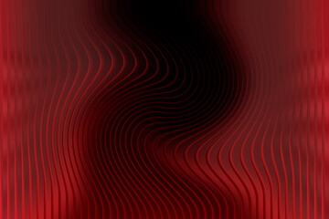 Abstract background with wavy lines and blurred colors in red and black tones