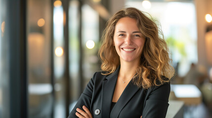 Confident businesswoman