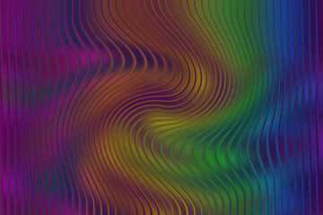 Obraz premium Abstract background with swirling lines and blurred rainbow colors for design