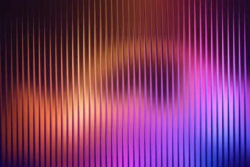 Abstract background with vertical lines in shades of orange, purple, and blue