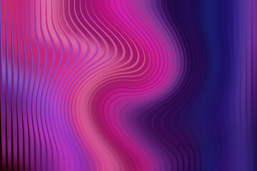 Obraz premium Abstract background with wavy lines in shades of pink, purple, and blue