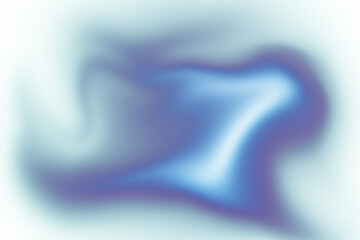 Abstract blue and white gradient design isolated on transparent background