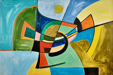 Geometric Abstraction with Circular Elements