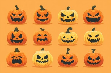 pumpkin faces collection