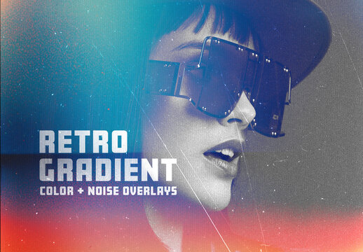 Retro Gradient Overlays