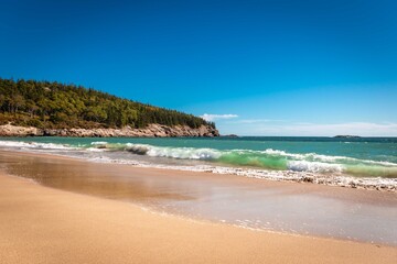 Beautiful Sand Beach Acadia National Park Maine