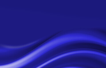 Obraz premium Deep blue Silk Fabric Waves Abstract Background image