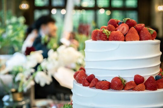 strawberry cake