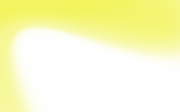 Abstract black shape on yellow gradient isolated on transparent background