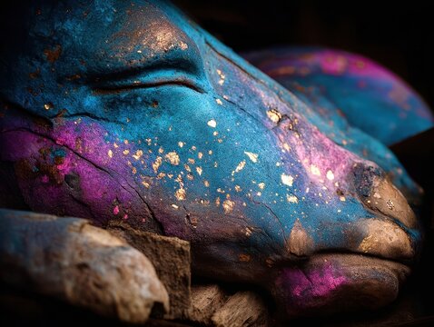 abstract background with fantasy animal - Powered by Adobe