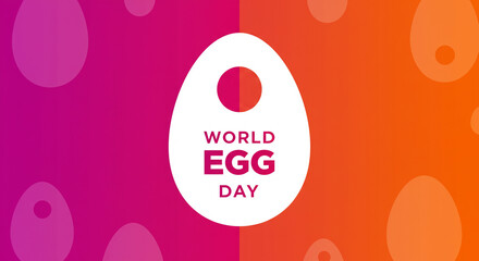 Celebrate World Egg Day with this vibrant and modern design perfect for social media, promotions, and raising awareness about the nutritional benefits of eggs